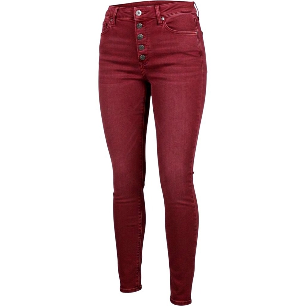 Old Navy Rockstar Pants Womens 6 Pink Sateen High Rise Super Skinny